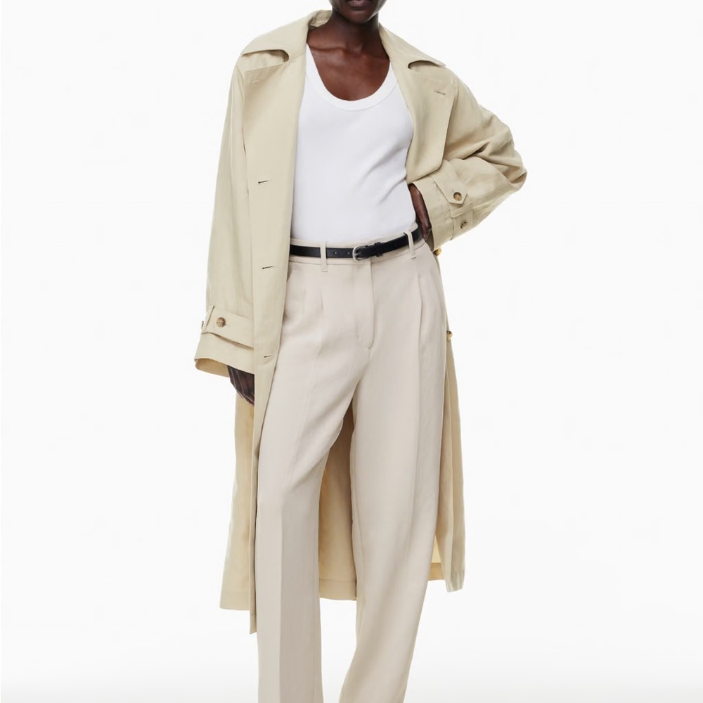 Aritzia Wilfred “The Effortless Pant” Birch
